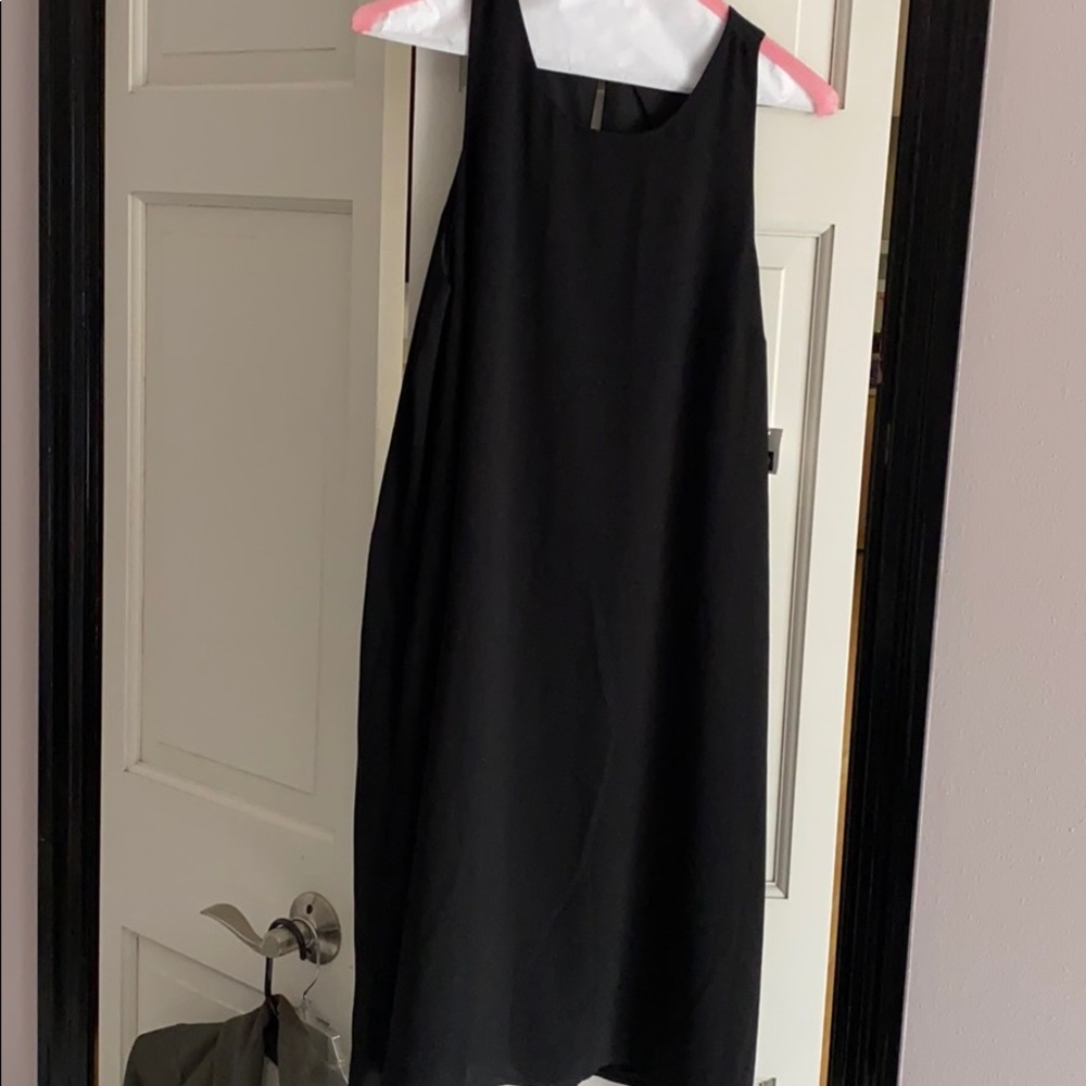 NWT. Gap black swing tank dress.